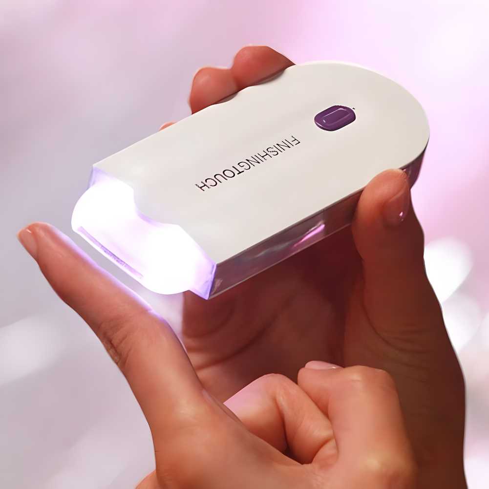 Rechargeable Painless Hair Trimmer for Women & Men - Facial & Body Hair Remover Shaver - Cordless & Portable