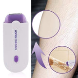 Rechargeable Painless Hair Trimmer for Women & Men - Facial & Body Hair Remover Shaver - Cordless & Portable