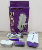 Rechargeable Painless Hair Trimmer for Women & Men - Facial & Body Hair Remover Shaver - Cordless & Portable
